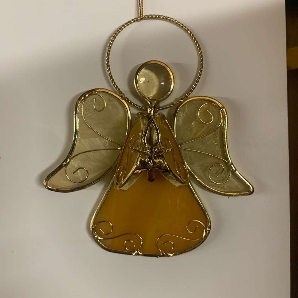 Bundle set up with different vintage Christmas ornaments all used